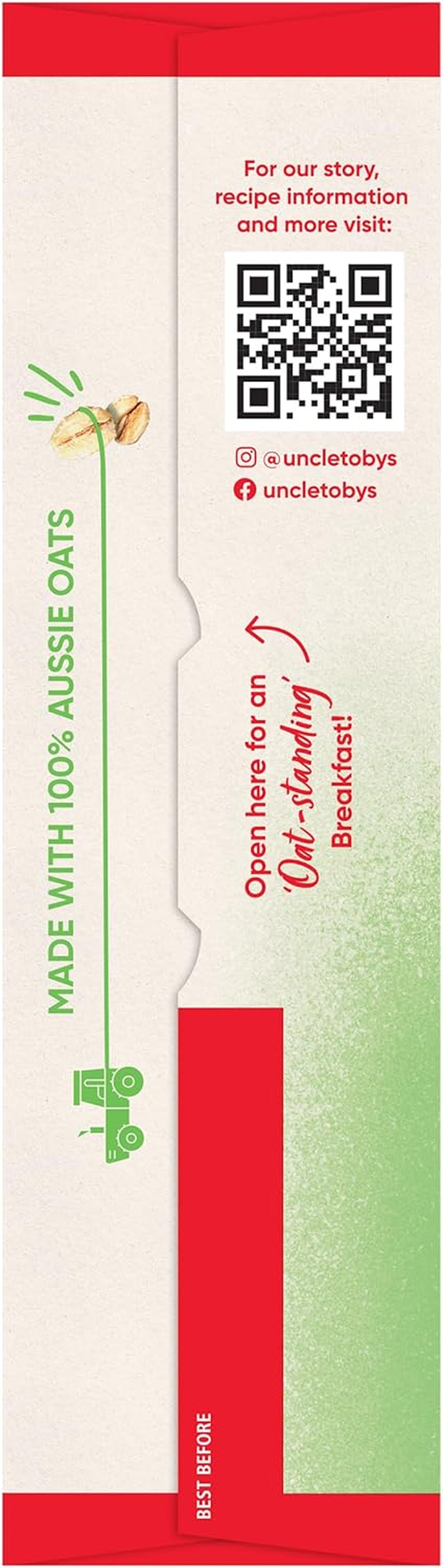 UNCLE TOBYS Oats Quick Sachets Apple & Cinnamon, 10 Sachets image number 5