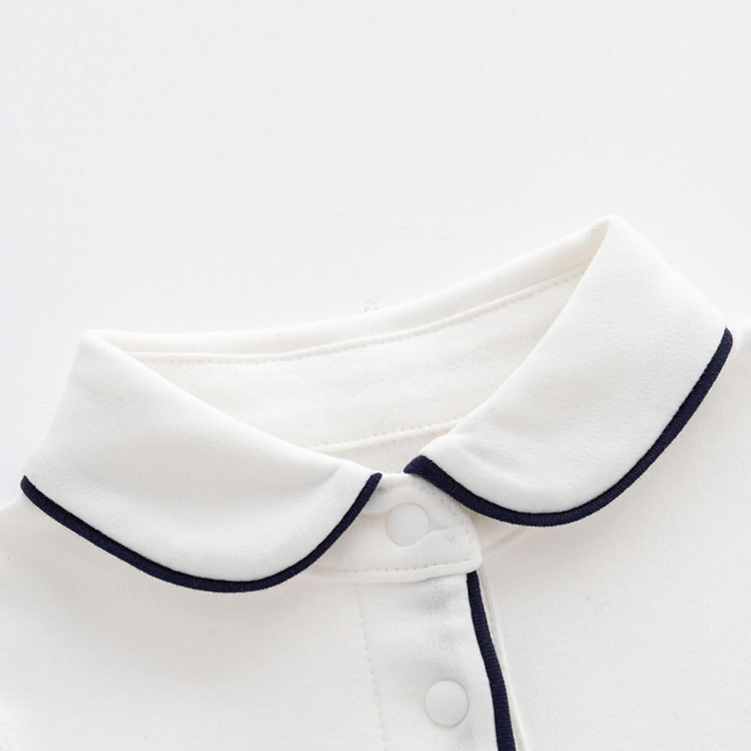 100% Organic Cotton Soft Baby Romper for Boys Girls Unisex, Long Sleeve, 0-24 Months image number 5