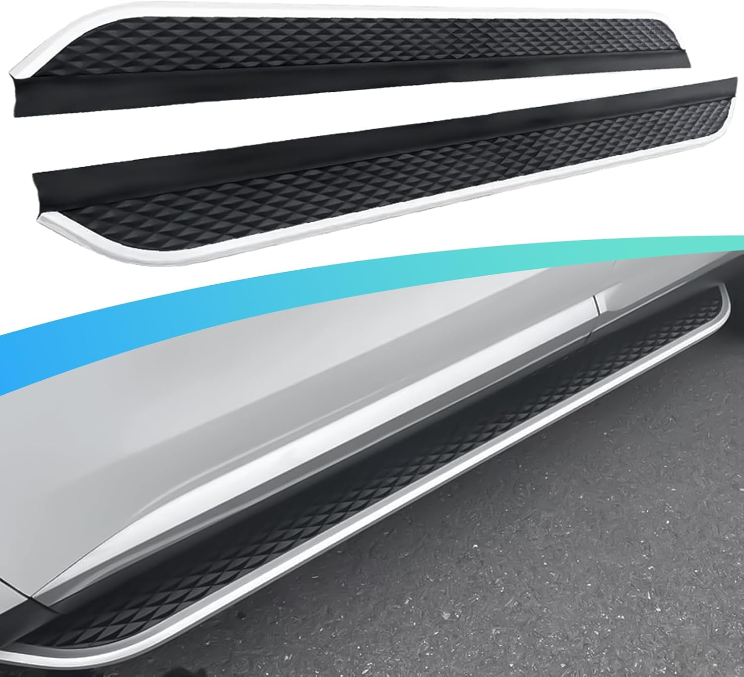 2Pcs Running Boards Fits for Mazda CX-9 CX9 2017-2020 Side Steps Nerf Bars