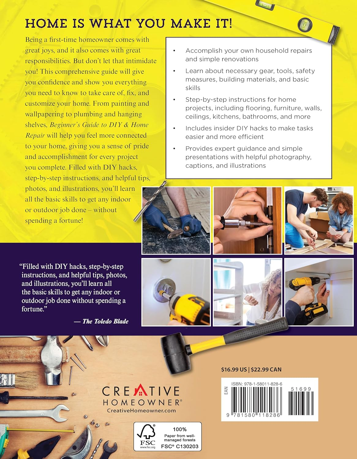 Beginner'S Guide to DIY & Home Repair: Essential DIY Techniques for the First Timer