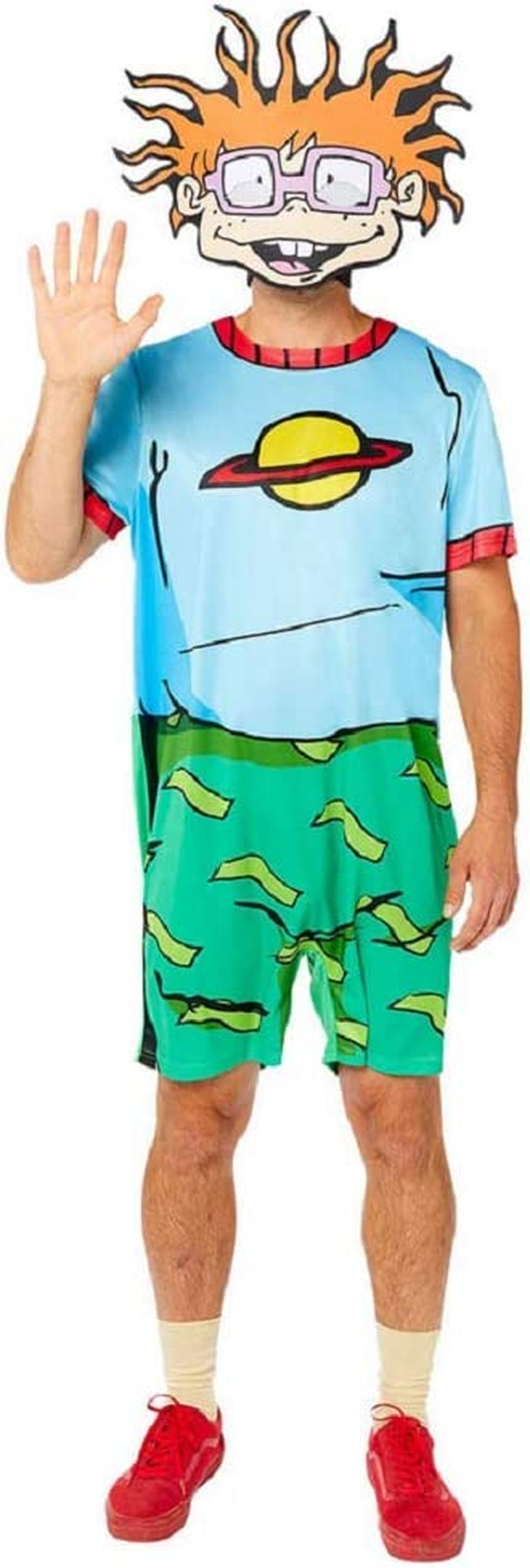 Amscan Rugrats Chuckie Men'S Costume, Medium image number 3