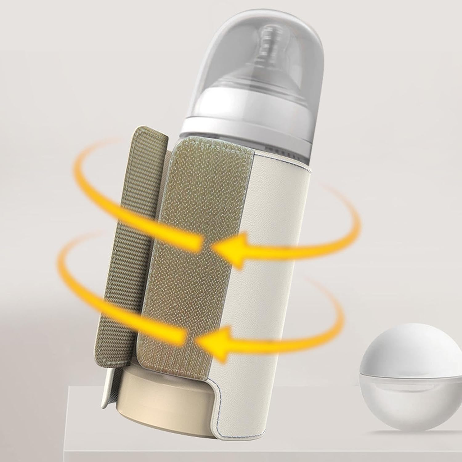 Consistent Baby Bottle Warmer, No Overheat, Temp Control, with Night Light, Milk Warmer for All Bottles (10000Mah)