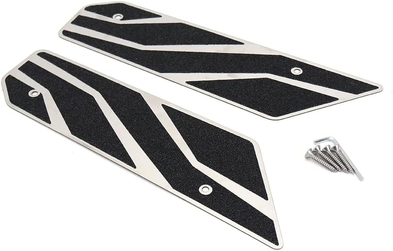 TEAUSA Motorcycle Accessories Foot Plate Motorbike Footboard Steps Foot Pegs Fit for SYM MAXSYM TL 500 Maxsym Tl500 Pedals Plate Cover image number 2