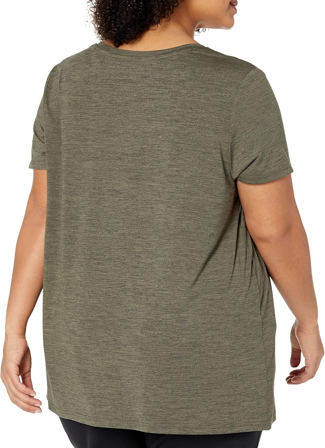Amazon Essentials Women'S Tech Stretch Short-Sleeve V-Neck T-Shirt (Available in plus Size) image number 6