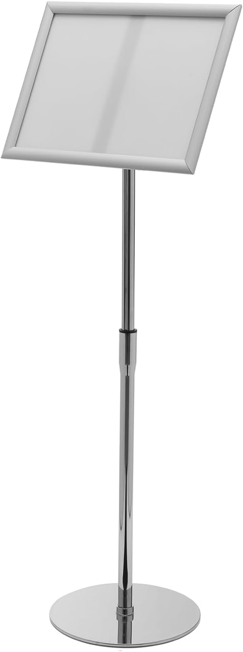 Deflecto Brochure Stand with Folding Frame and Click Closure, Adjustable Portrait or Landscape Format, Info Display, Floor Stand, for Restaurants, Trade Shows, Etc. image number 3