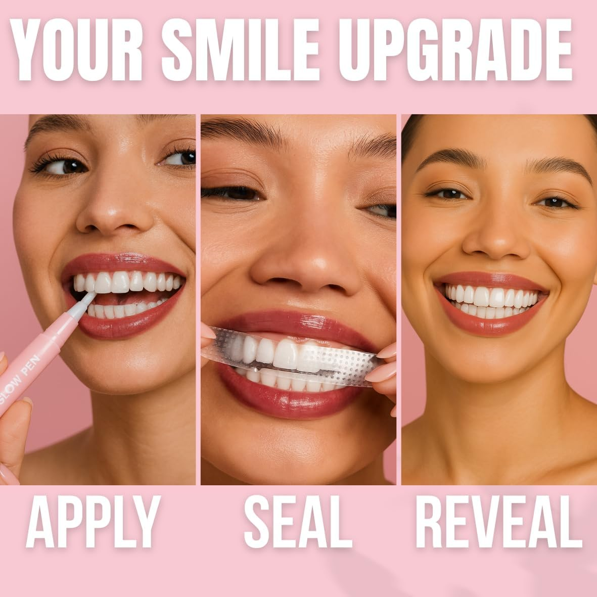 GLOW STRIPS&trade; 14 Express Teeth Whitening Strips + 2Ml Glow Pen + Restore+ Nano-Hydroxyapatite Toothpaste &ndash; Enamel-Safe, Fast Teeth Whitening Kit with Post-Whitening Care image number 4