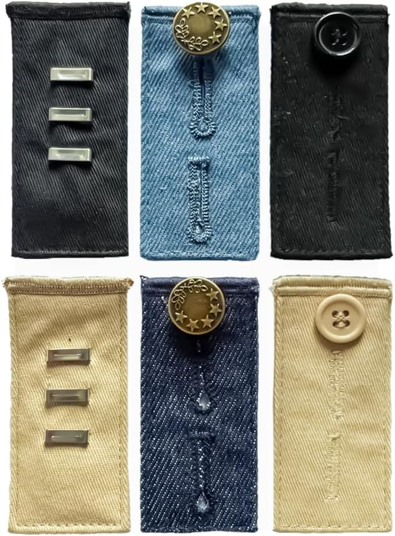 8 Pcs Button Extender Set for Wrist, Shirt, Collar, Polo, and Dress - Quick and Easy Fit Adjustment for Men and Women &ndash; No Sewing Required - by Mobi Lock image number 6