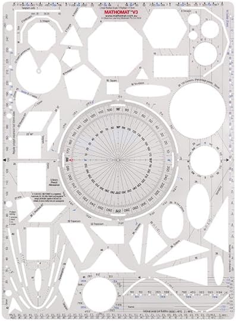Mathomat V3. Designer Template in Wallet with Drawing Ideas Poster image number 5