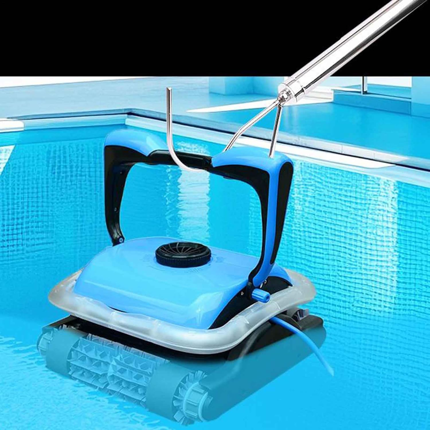 Pool Robot Hook | Pool Robot Vacuum Cleaner Pole Hook Set, Cleaning Tools, Hangers, Household Use, Garbage Removal, Underwater Care, Garden Maintenance image number 6