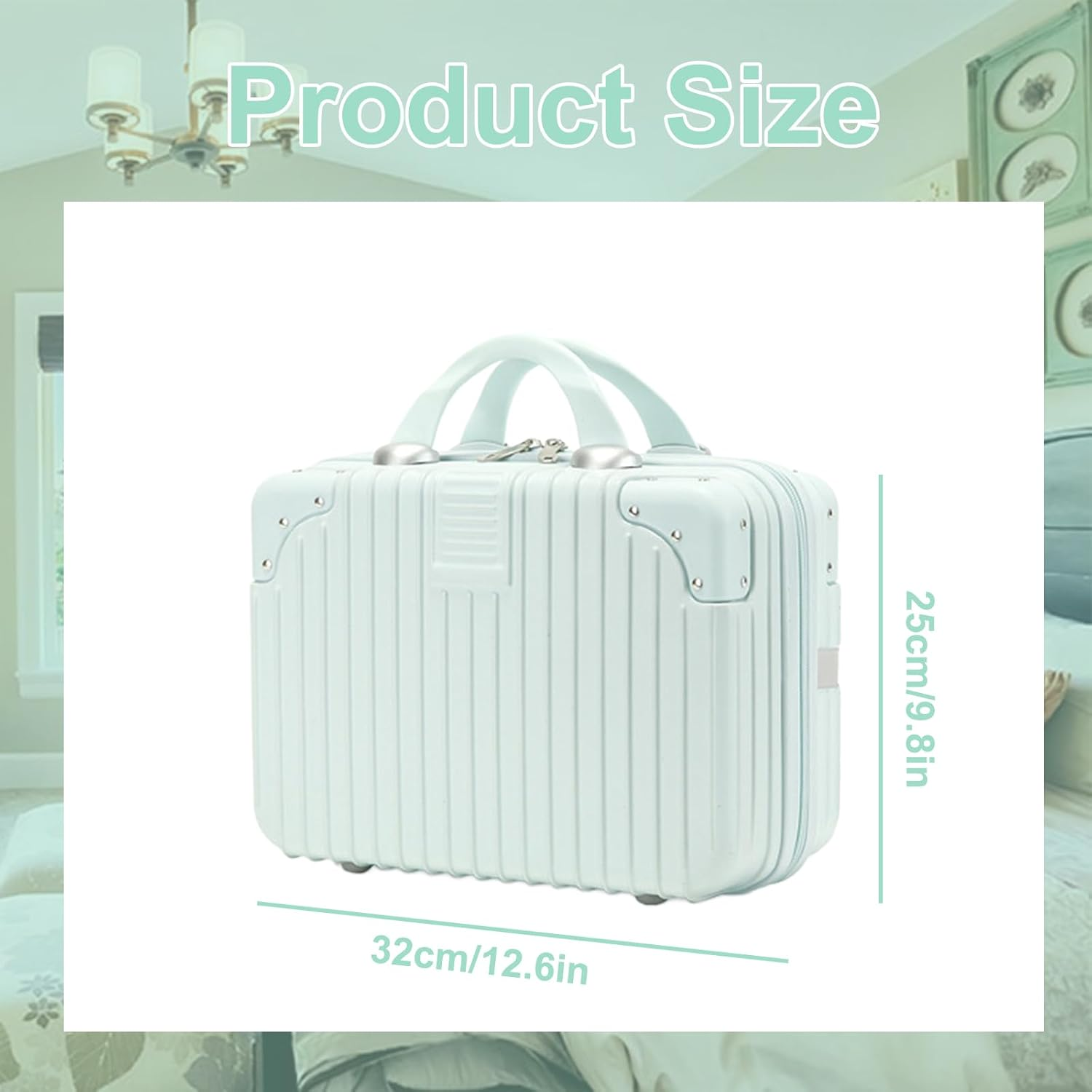 Kitchess Adult Game Toy Storage Organizer, 14-Inch Toy Container with Combination Lock, Locking Case for Storag Private Toy for Women and Men, 33X23X15Cm