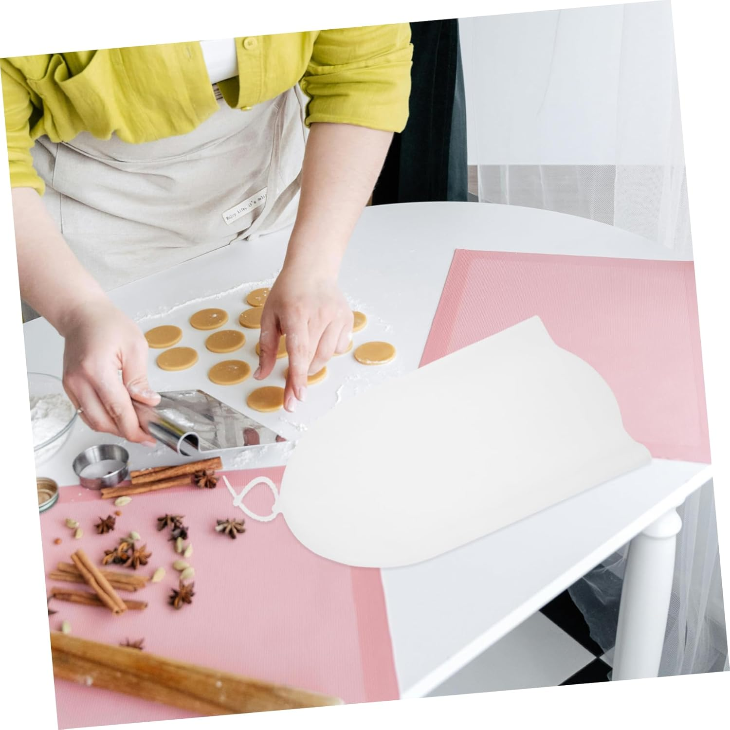 SHOWERORO Silicone Dough Rolling Bag Kitchen Gadget Bread Dough Holder Flour Tool Pie Crust Maker Food Preservation Bag image number 5