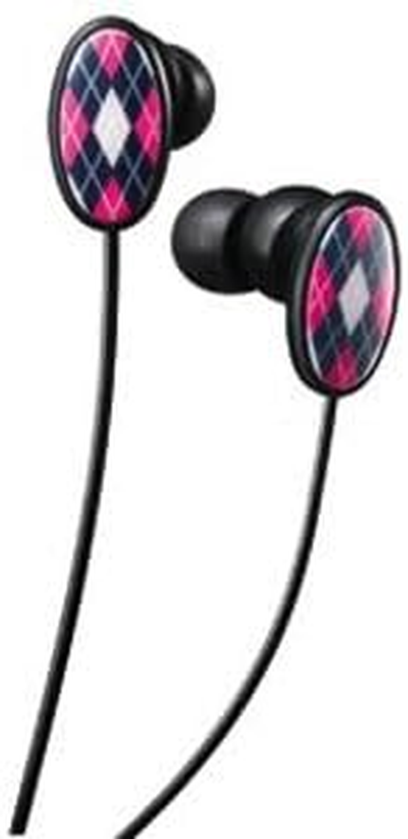 JVC HP-FXP3-HT In-Ear Earphones Houndtooth