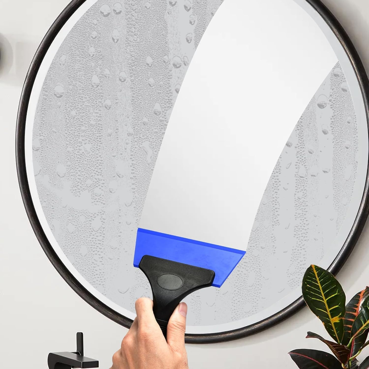 3 Pack Window Tint Squeegee, Small Squeegee with Non-Slip Handle, Car Window Tint Kit (Black+Blue+Red, 18 * 13Cm) image number 3