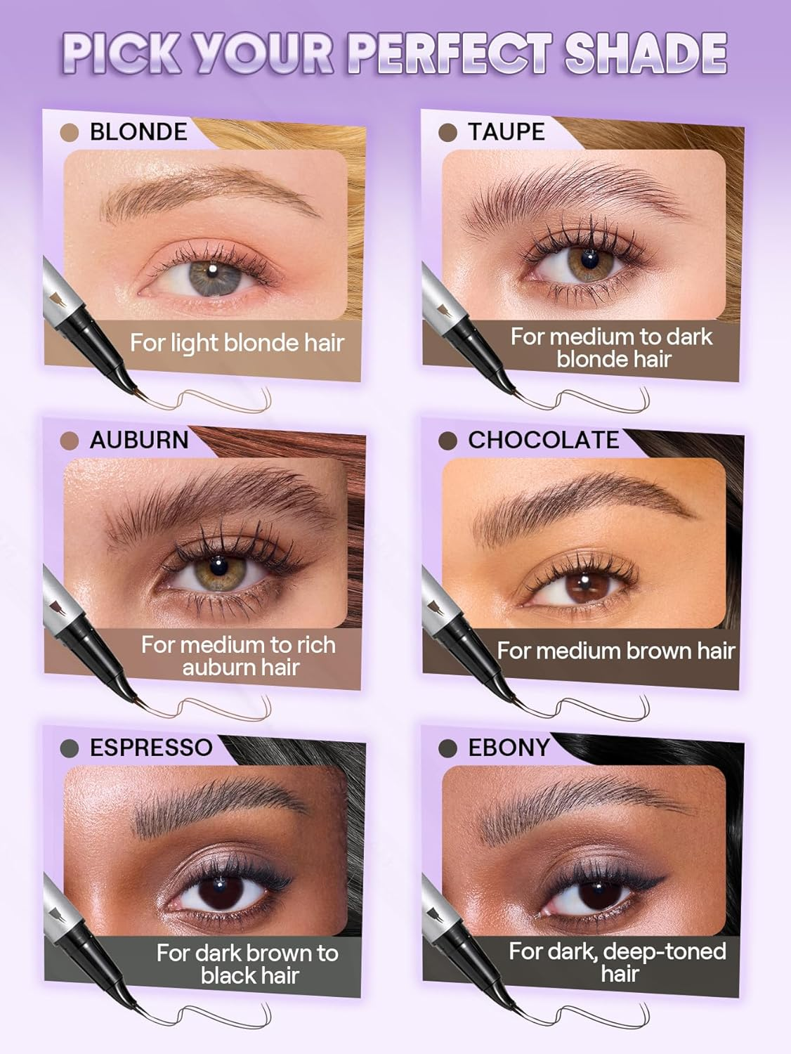 SHEGLAM Real Flow Laminating Brow Pen-Ebony - Espresso image number 6