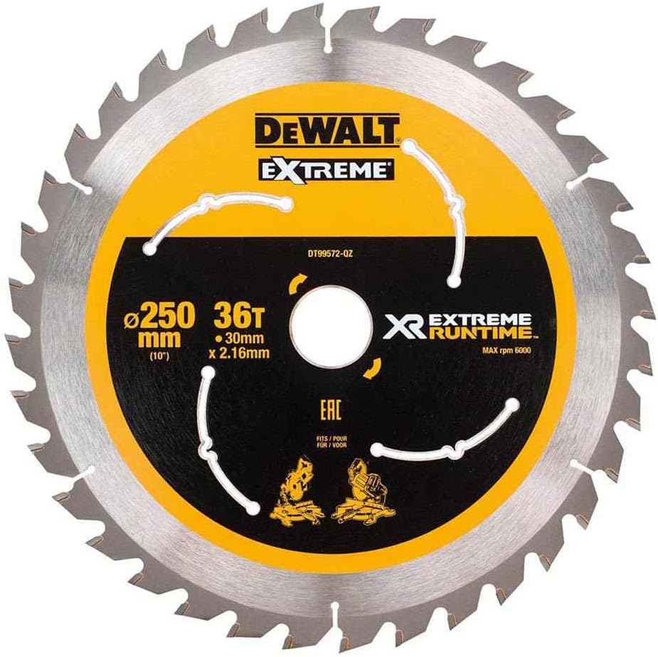Dewalt 36T Circular Saw Blade, 210 Mm Size