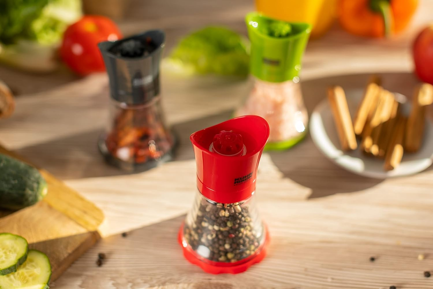 KUHN RIKON Mini Vase Grinder, Grey, Plastic,12 X 12 X 8 Cm - Gray image number 3