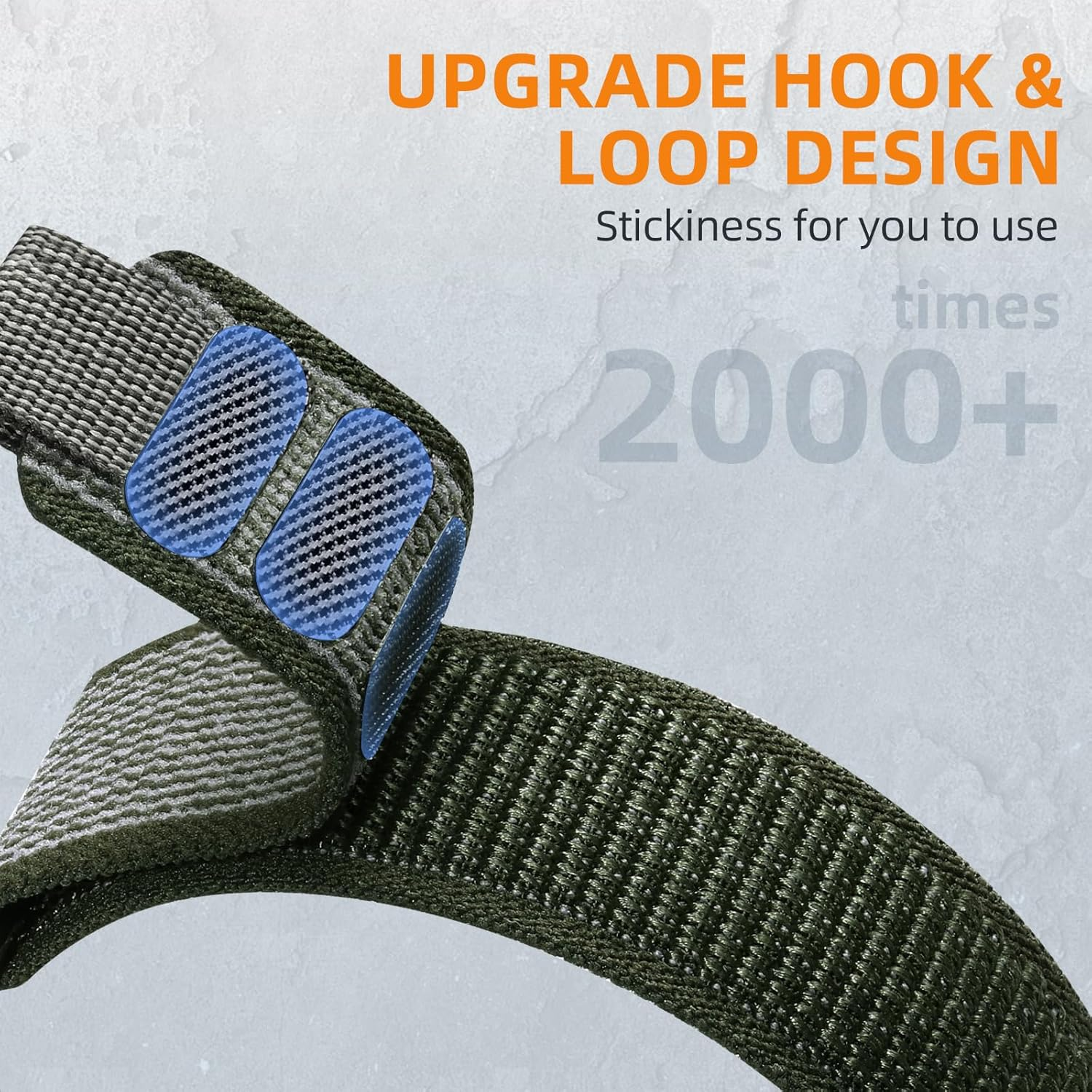 Ouwegaga Compatible with Garmin Fenix 8/Fenix 7/Fenix 6/Fenix 5 Band, 22Mm Nylon Sport Watch Strap for Garmin Fenix E 47Mm/Fenix 7 6 Pro/Fenix 5 Plus/Forerunner 935/945/955/965/Approach S60/S62/S70 - Black Grey image number 7