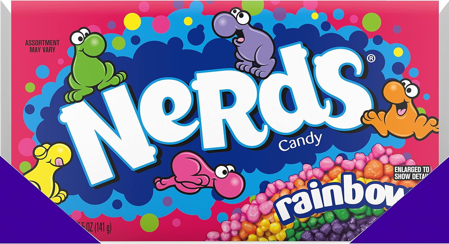 Nerds Rainbow Candy Video Box, 5 Ounce, Pack of 12 image number 6