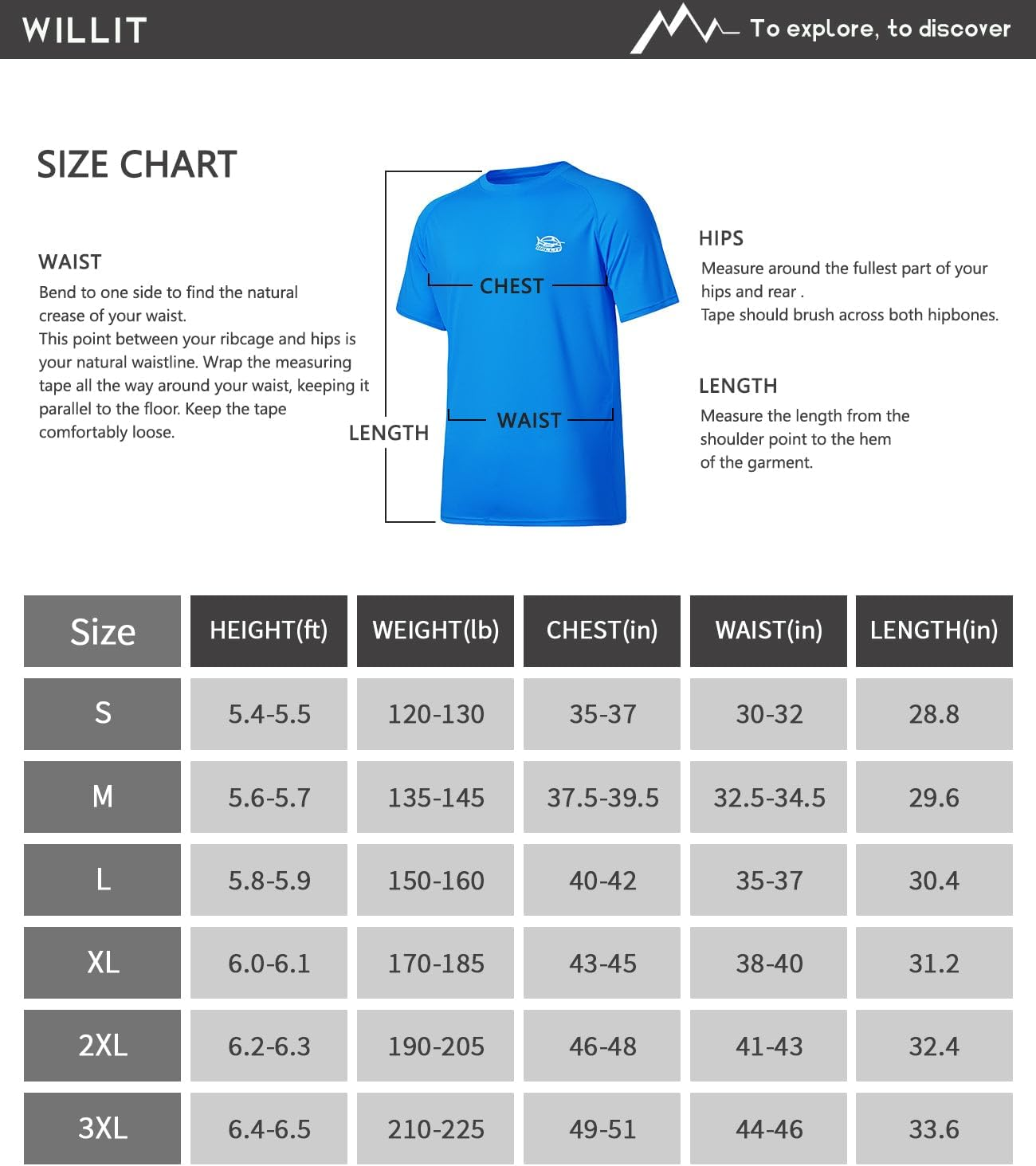 WILLIT Men'S UPF 50+ Sun Protection Shirt Rashguard Swim Shirt Short Sleeve SPF Quick Dry Fishing Shirt image number 4