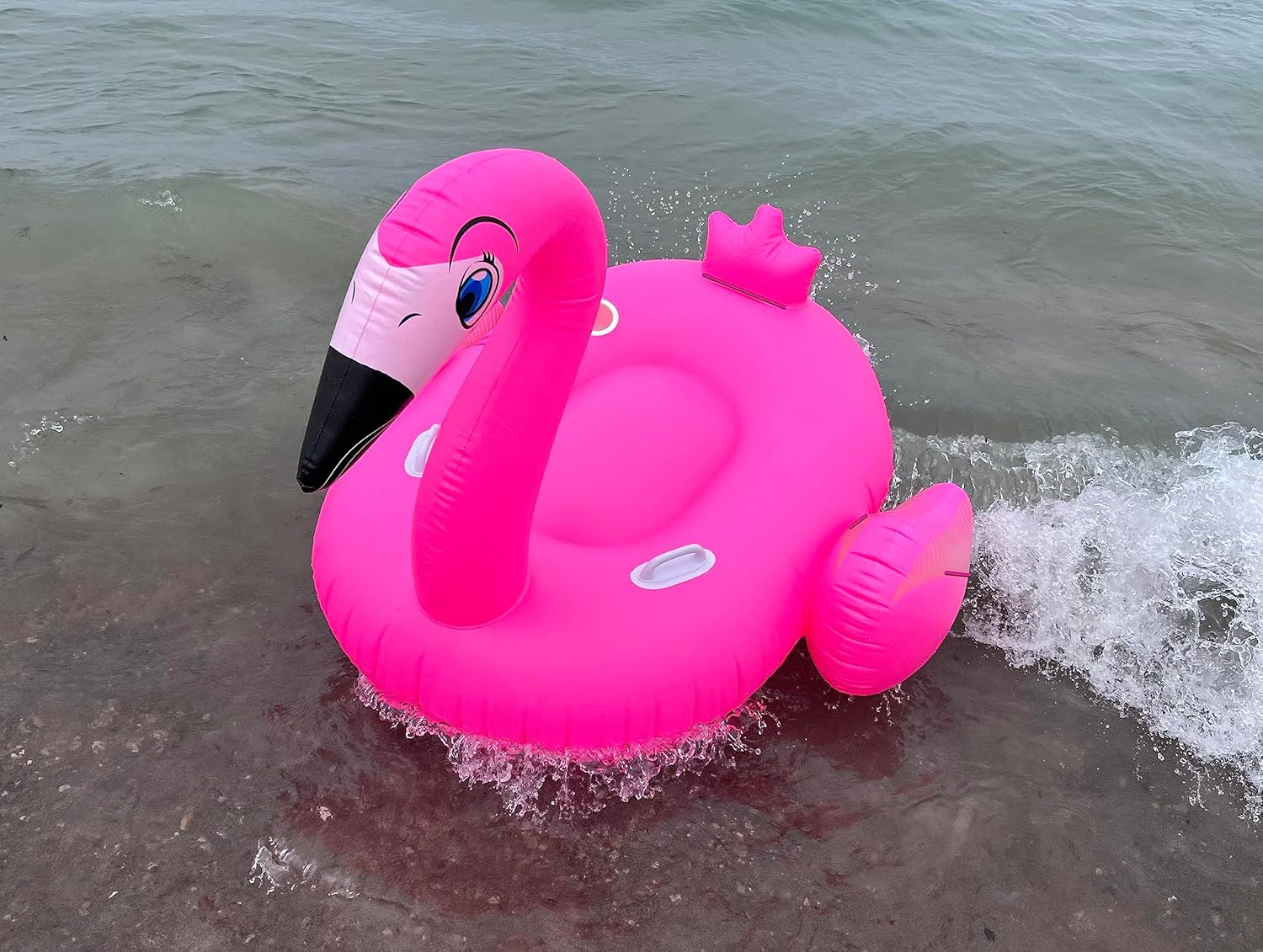 Extra Large Inflatable Ride-On Flamingo Pool Float Toy for Adults, Swimming Pool Floating New Pool Party Toy Soft and Sturdy image number 6