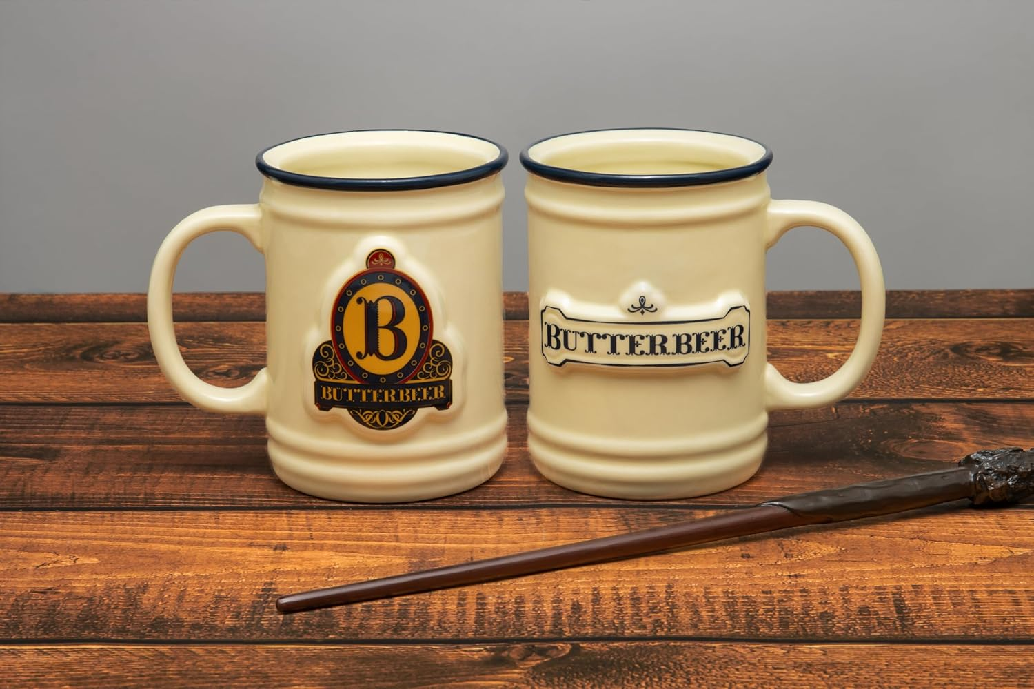 Harry Potter Butterbeer Mug, Officially Licensed Wizarding World Collectible, 350Ml Ceramic Cup for Coffee, Tea and More, Three Broomsticks Inspired Gift for Pop Culture Fans image number 2