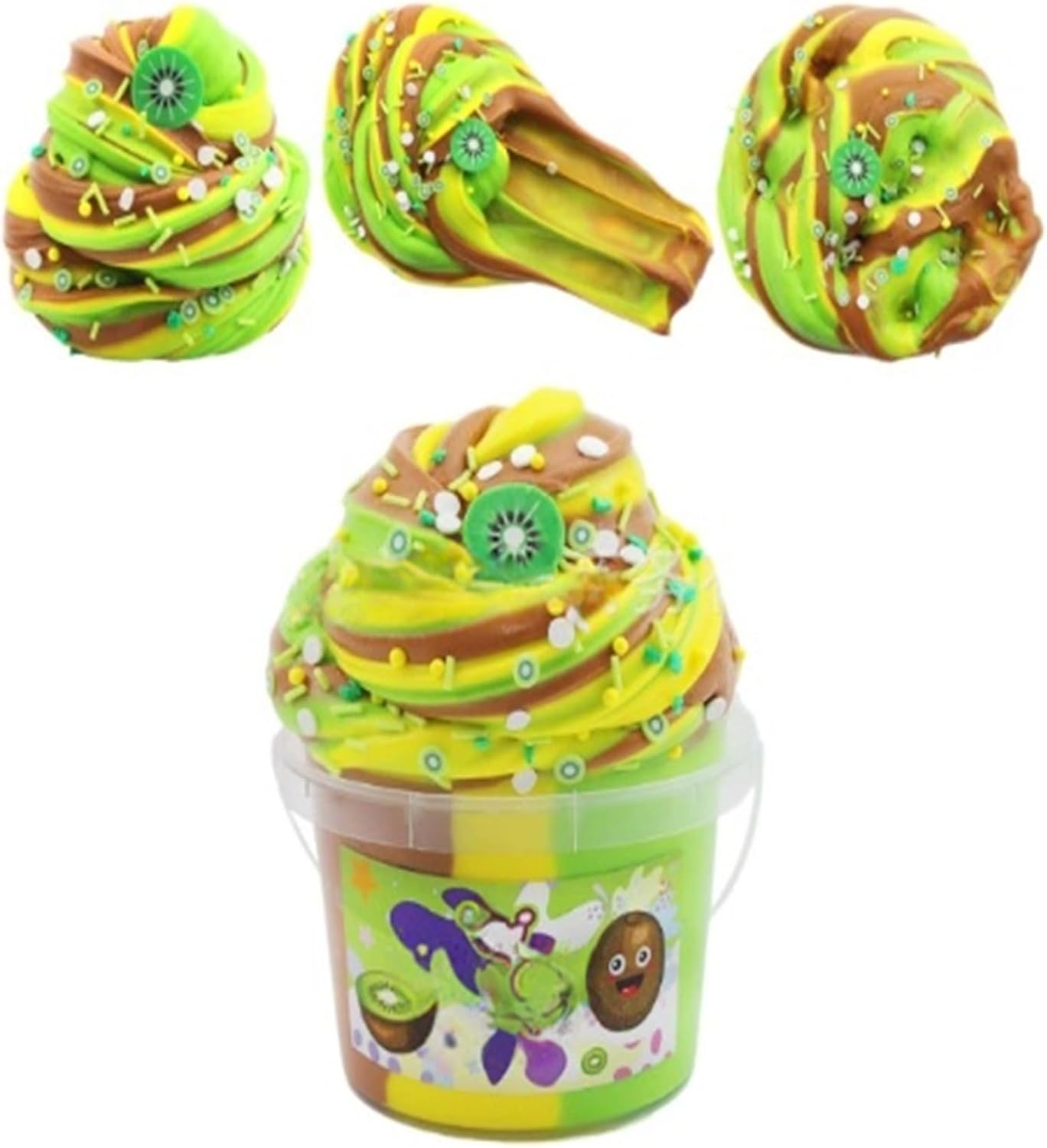 Anfylife Puff Slime like Ice Cream,Party Favors, Soft, Non-Sticky, Mess-Free, Stress Relief, and Safe - Toys for Kids Classroom Reward, Boys and Girls Birthday Gifts image number 4