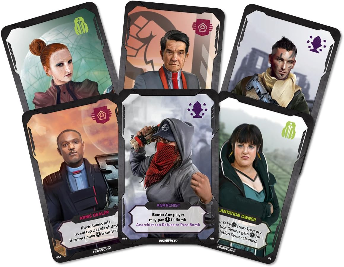 Indie Boards & Cards Coup Rebellion G54 Anarchy Card Game image number 2