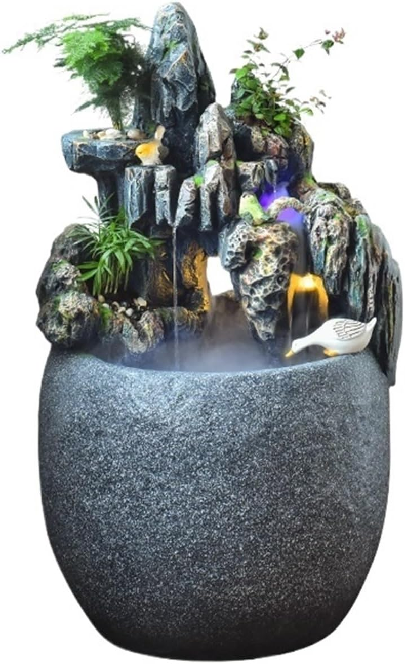 Outdoor Fountain Rockery Water Fountain Decoration, Courtyard Circulating Landscape, Balcony Ecological Fish Tank image number 2