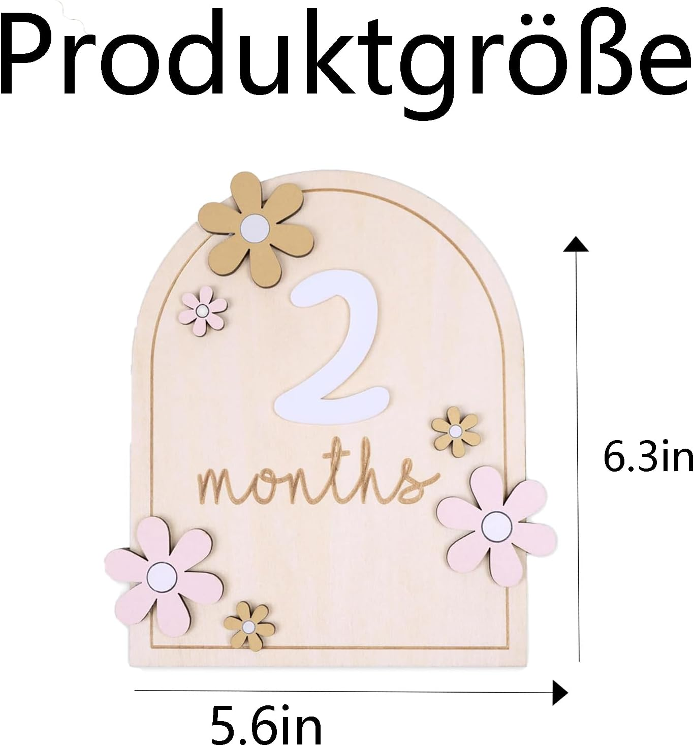 Monthly Cards Baby 1-12 Months, Milestones Baby, Baby Milestone Cards, Double-Sided Stickers with Holder, Milestone Cards for Monthly Photos, Baby Room Decoration, Baby Bottle Boxes image number 5
