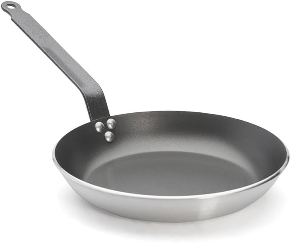De Buyer 'Lyonnaise' Skillet Non-Stick round Chocolate Diam&egrave;tre 28 image number 2