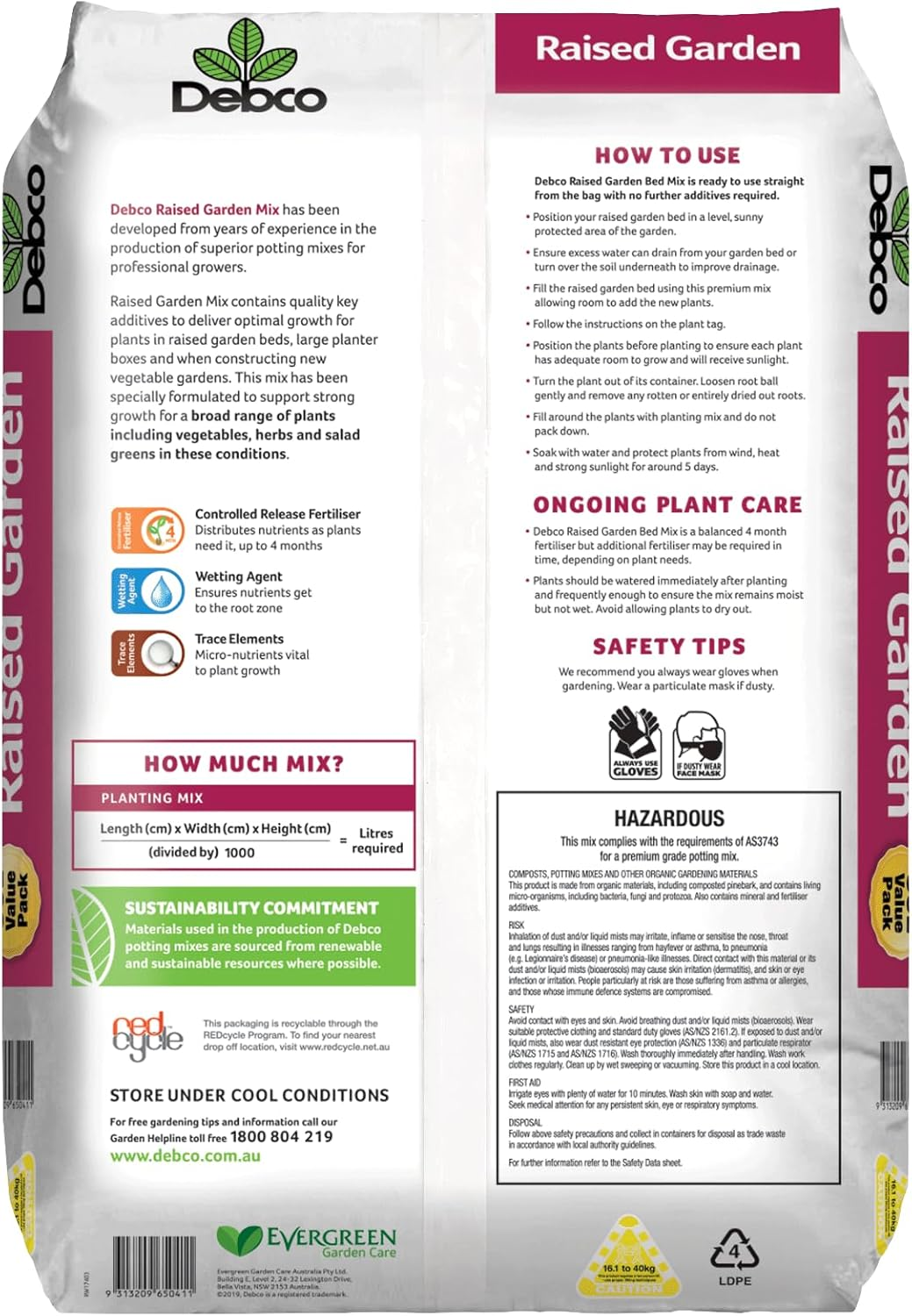 Debco Garden Premium Planting Mix 25L image number 3