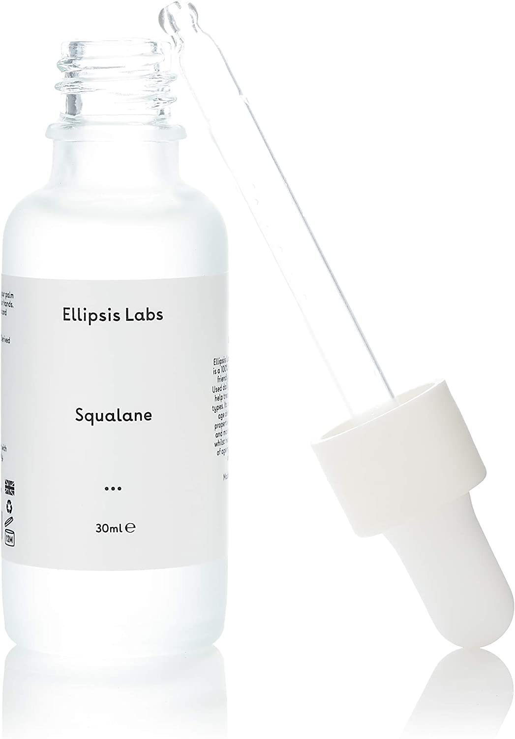 Ellipsis Labs Squalane Oil, 100% Natural Olive Derived Squalane Oil, a Deep Moisturizer for Targeting Dry Skin with Anti-Ageing Properties 30Ml image number 1