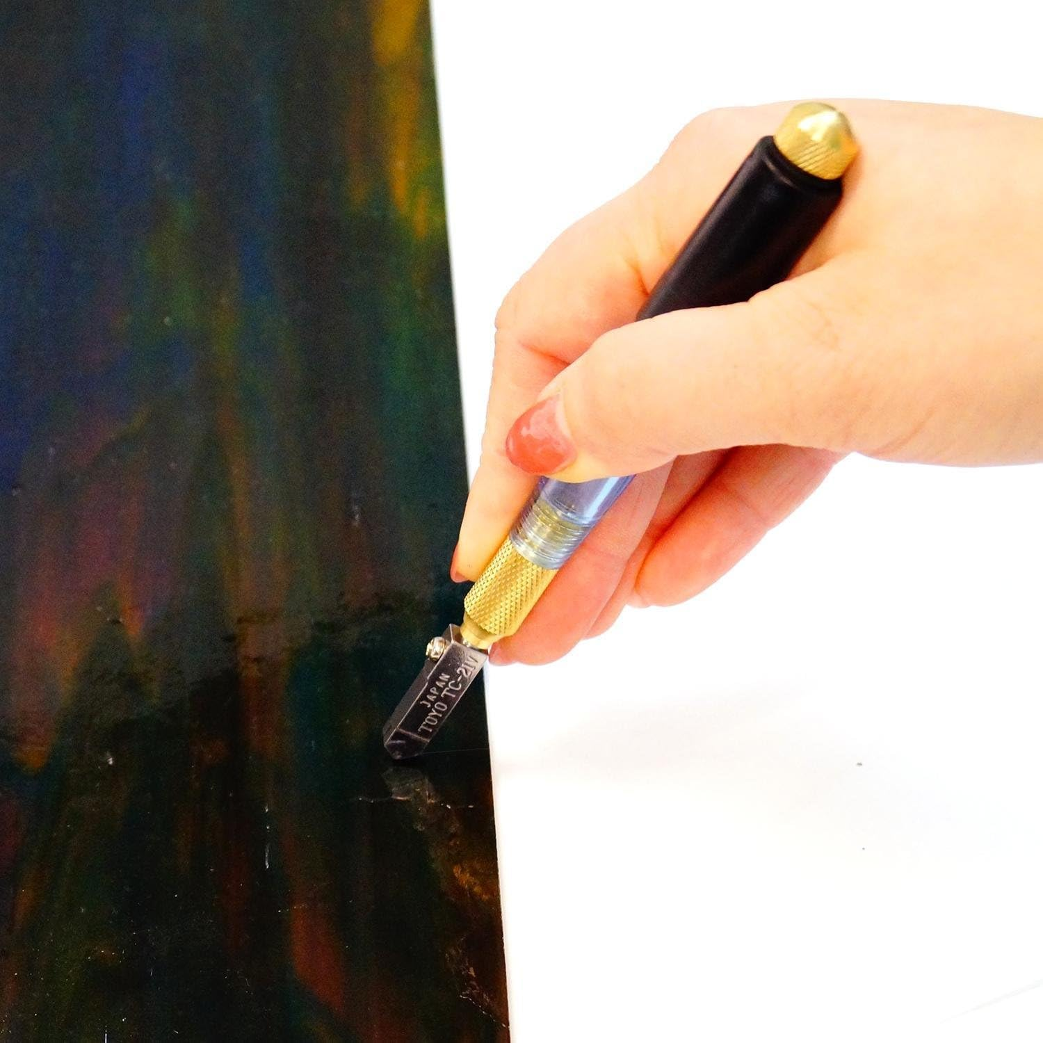 VGCE Custom-Grip Supercutter - Glass Cutter - Carbide Steel Blade image number 2