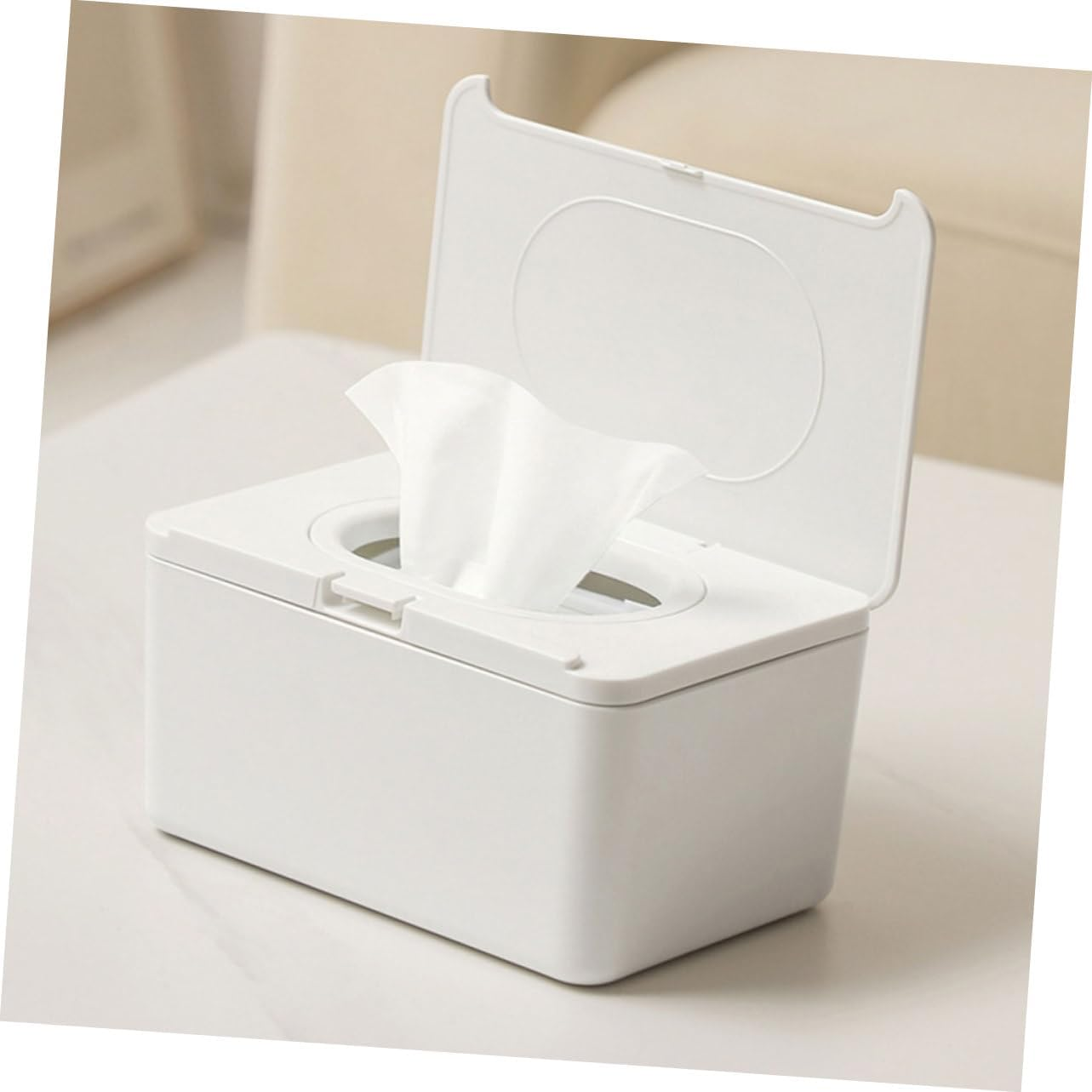 2Pcs Wipe Dispensers Portable Reusable Wipe Holders for Bathroom Storage Compact Containers for Wet and Dry Desktop Organizer image number 6