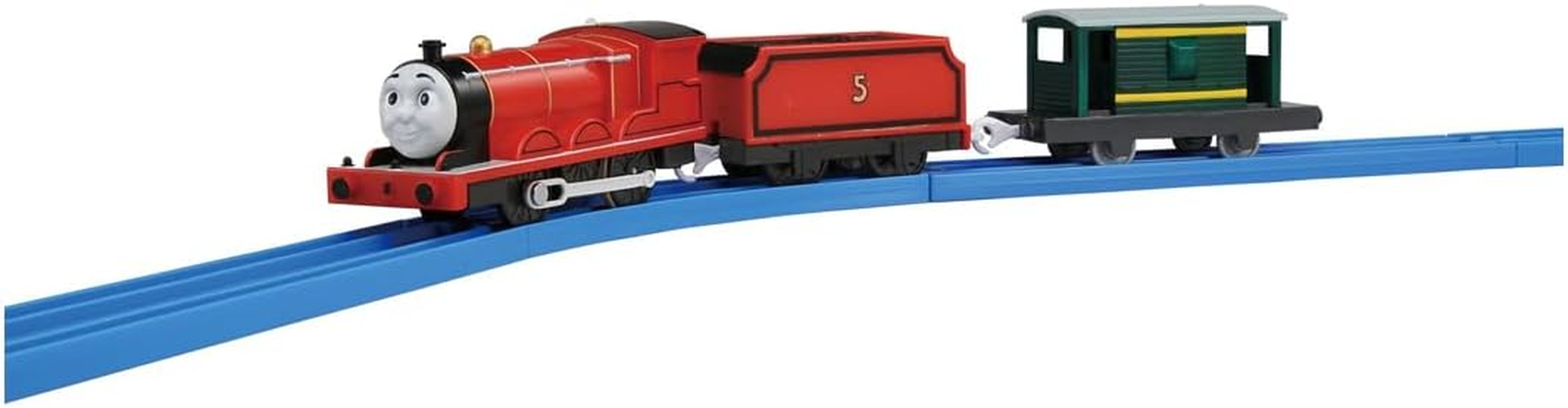 Takara Tomy Plarail TS-05 James Train Set, Red, Realistic Style, Touch Control, Age 3+