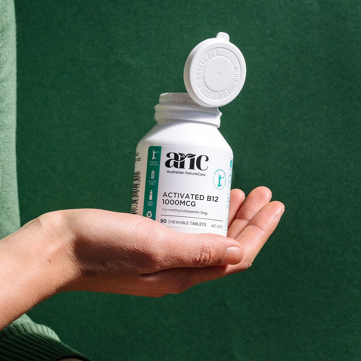 Australian Naturalcare - Everyday Health - 1000Mcg Activated B12 Tablets (90 Count) image number 5