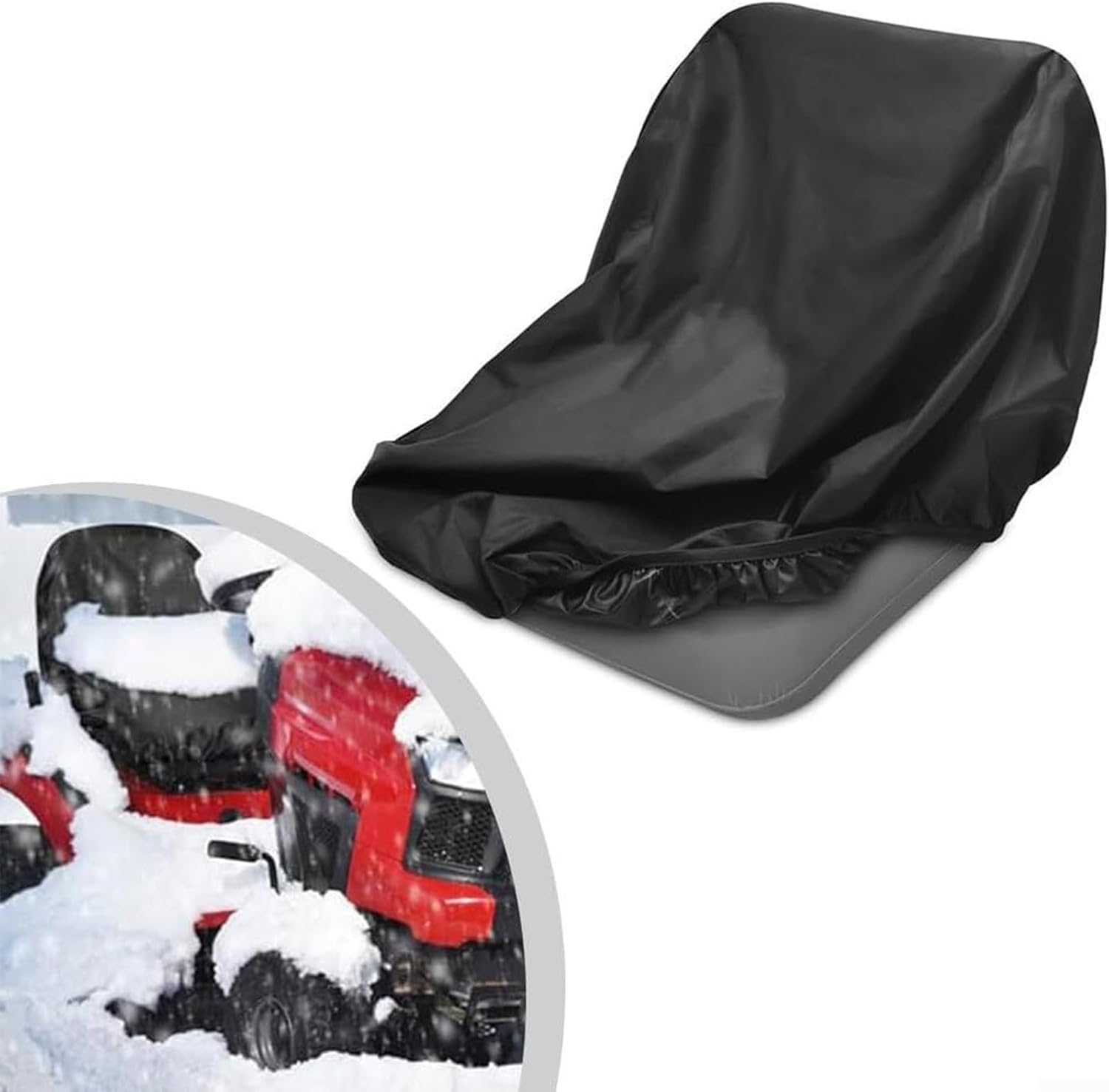 Tractor Seat Cover,Waterproof Riding Lawn Mower Seat Protector - Full Coverage Tractor Part Outdoor Protection for Yard Garden Field Lawn image number 6