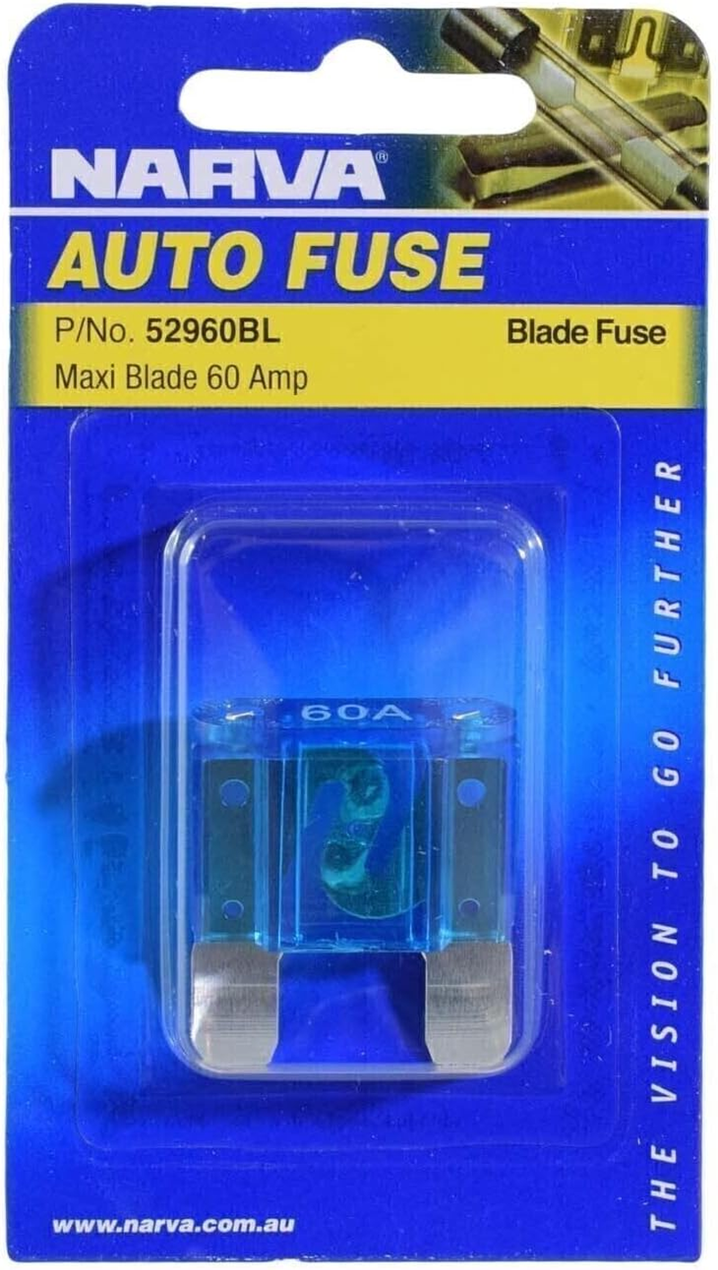 Narva Maxi 60 Amp Blade Fuse, Blue image number 1