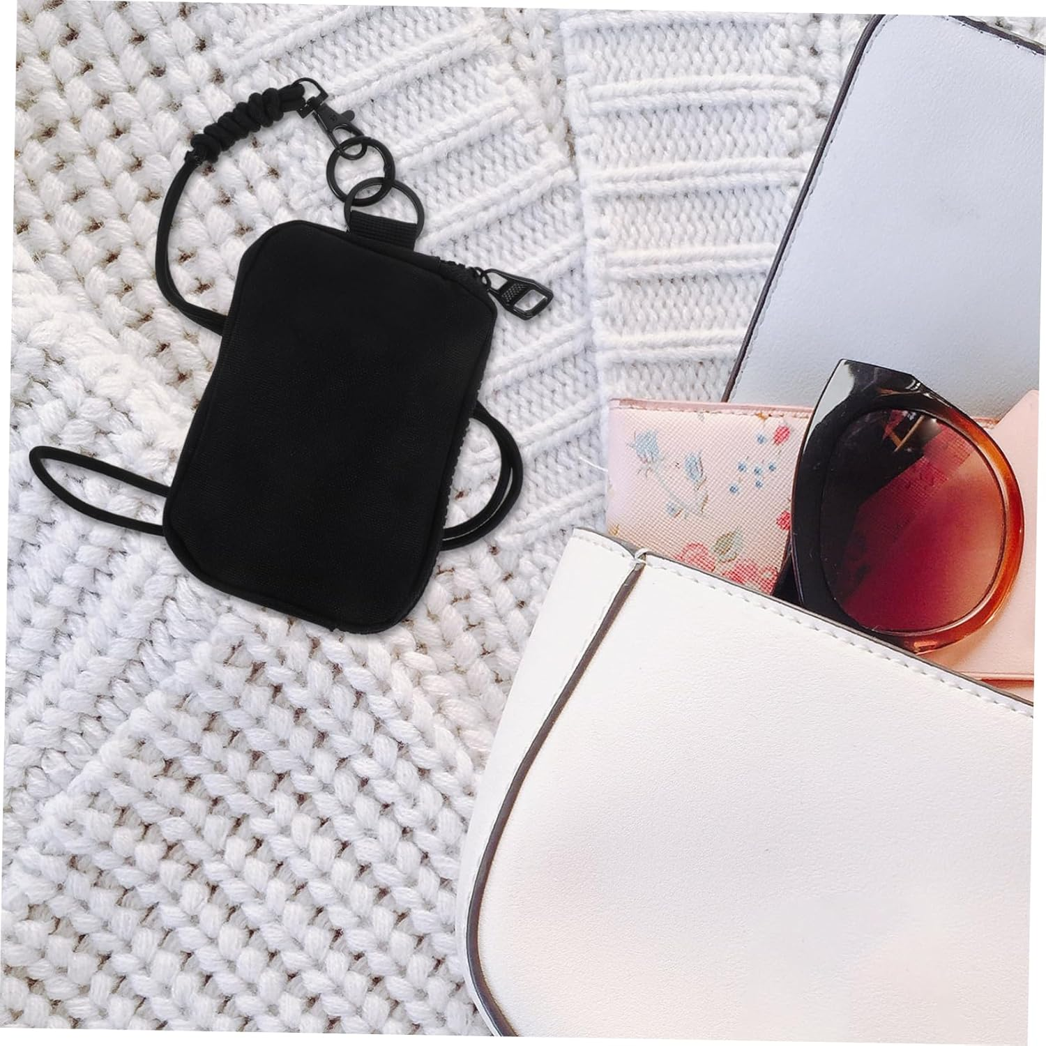 TIDTALEO for Travel Hanging Coin Purse Travel Coin Purse for Daily Use and Sports image number 1