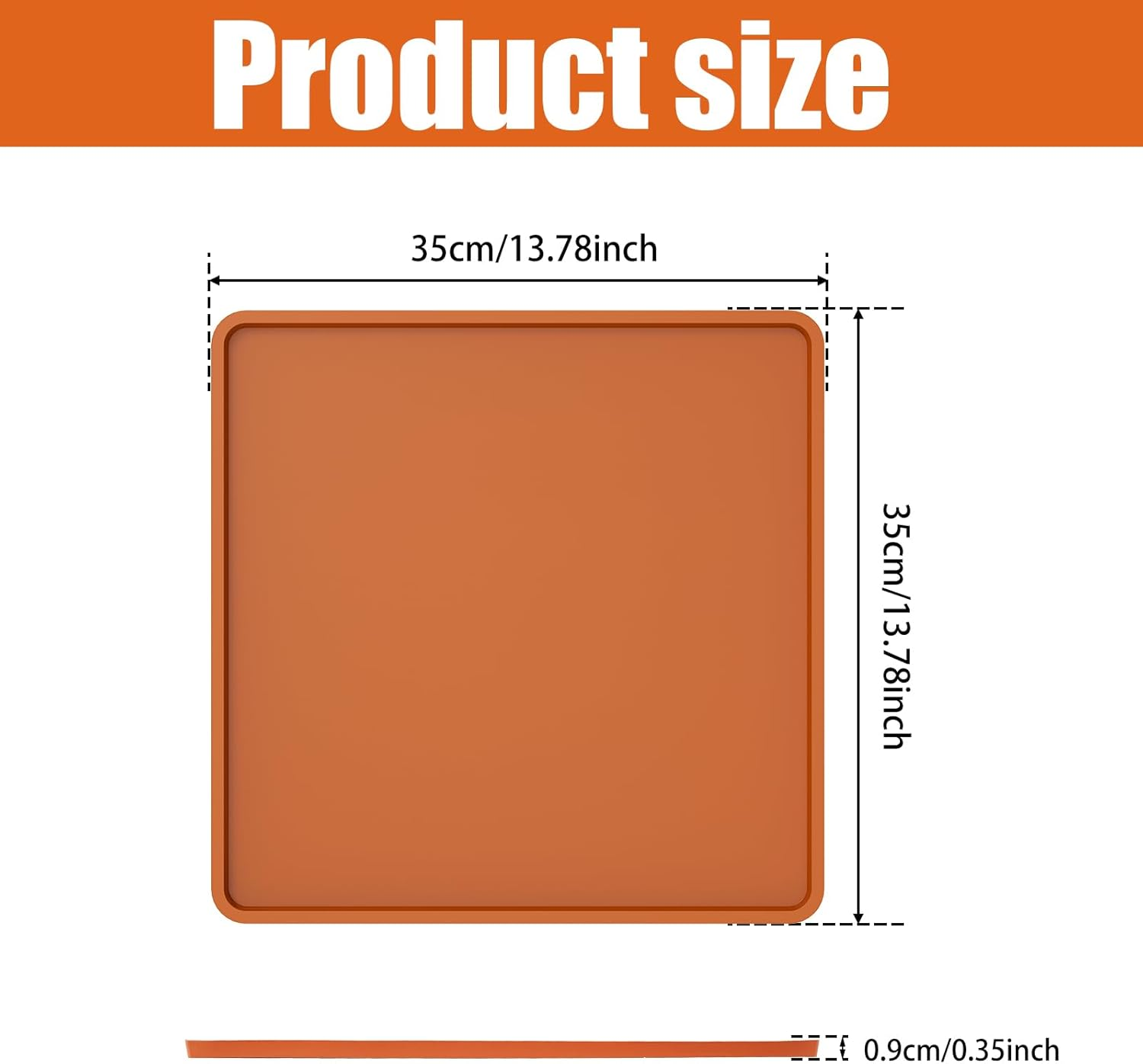 4Pcs / 6Pcs Silicone Tray Liner,Dryer Mat,Silicone Tray Mat,Silicone Fruit Leather Trays,Fruit Leather Tray,Non Stick Silicone Dehydrator Mats for Fruits Meat Vegetables (4Pcs / Set) image number 5