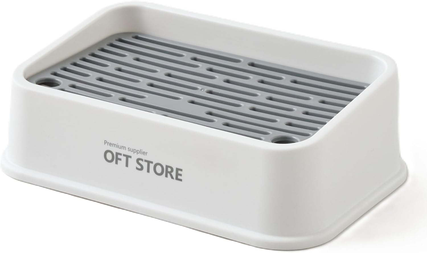 OFT Litter Catch Step, White, Universal Cat Toilet Step Size (Approx.): Width 11.8 X Depth 7.9 X Height 3.8 Inches (30 X 20 X 9.7 Cm)