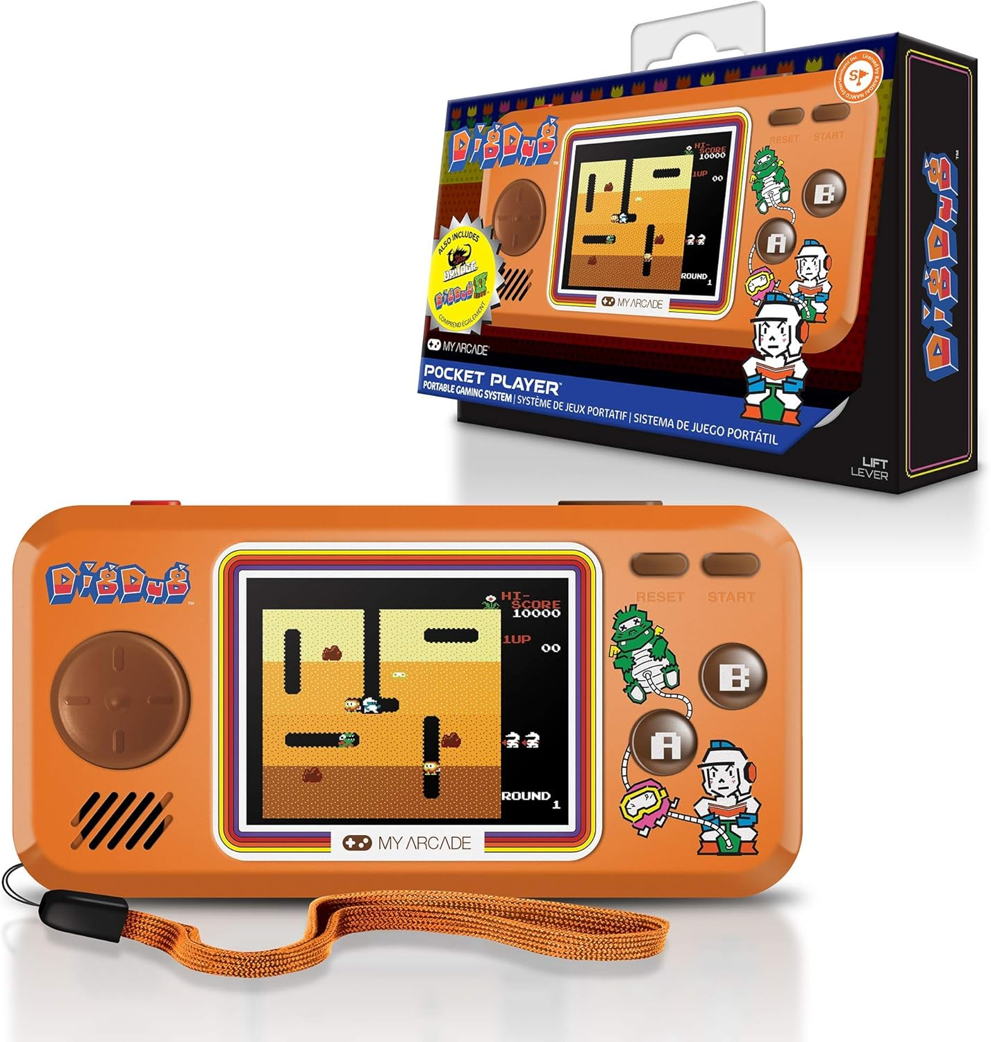 My Arcade 3244 Galaga Pocket Player, Green image number 3