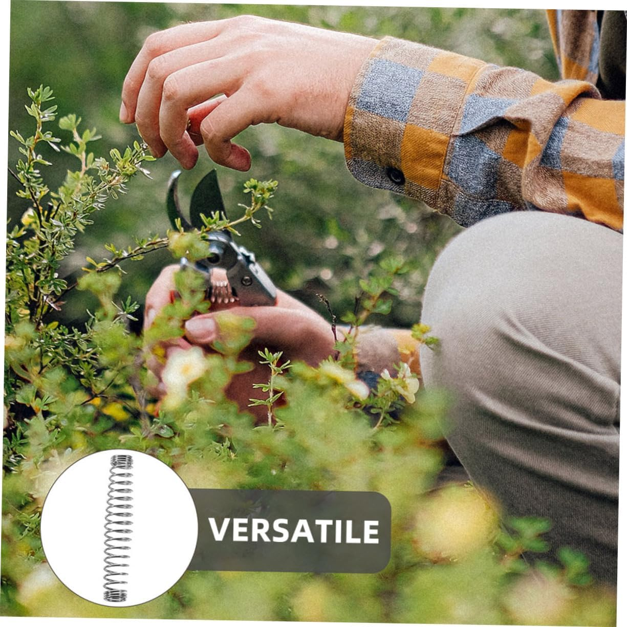 BESPORTBLE 50Pcs Pruning Shears Garden Shears Spring for Bonsai Pruning Pliers for Gardening Tools image number 5