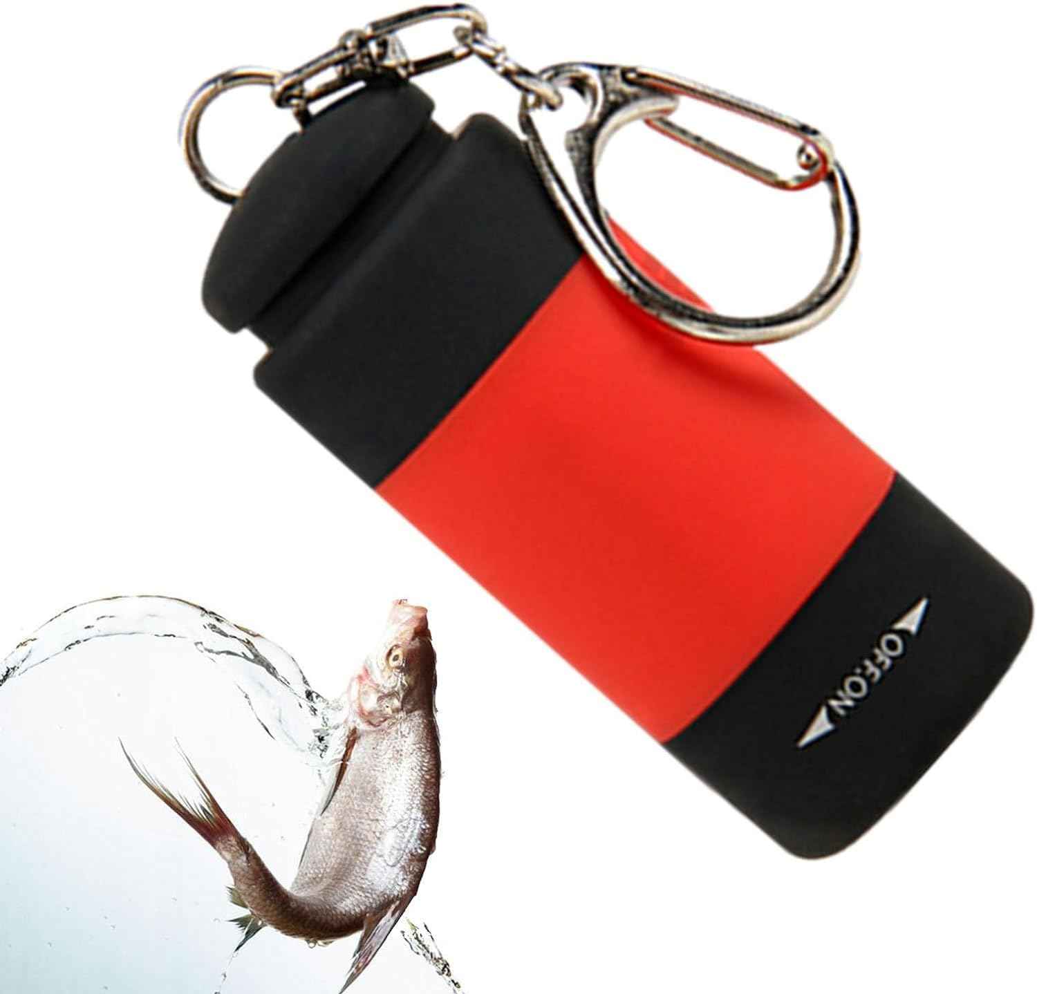 Fishing Lights LED Underwater - IP68 Waterproof Handheld Flashlight - Night Fishing Light Torch Detector, LED Submersible Fishing Light, Underwater Fish Finder Lamp for Freshwater & Saltwater image number 2