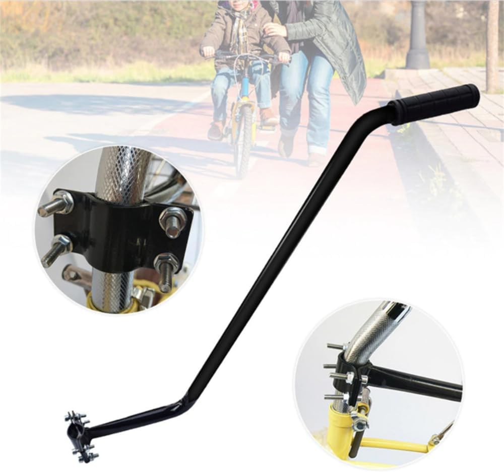 Bike Training Handle for Kids - Trainer Balance Push Bar for Safe Learning image number 2