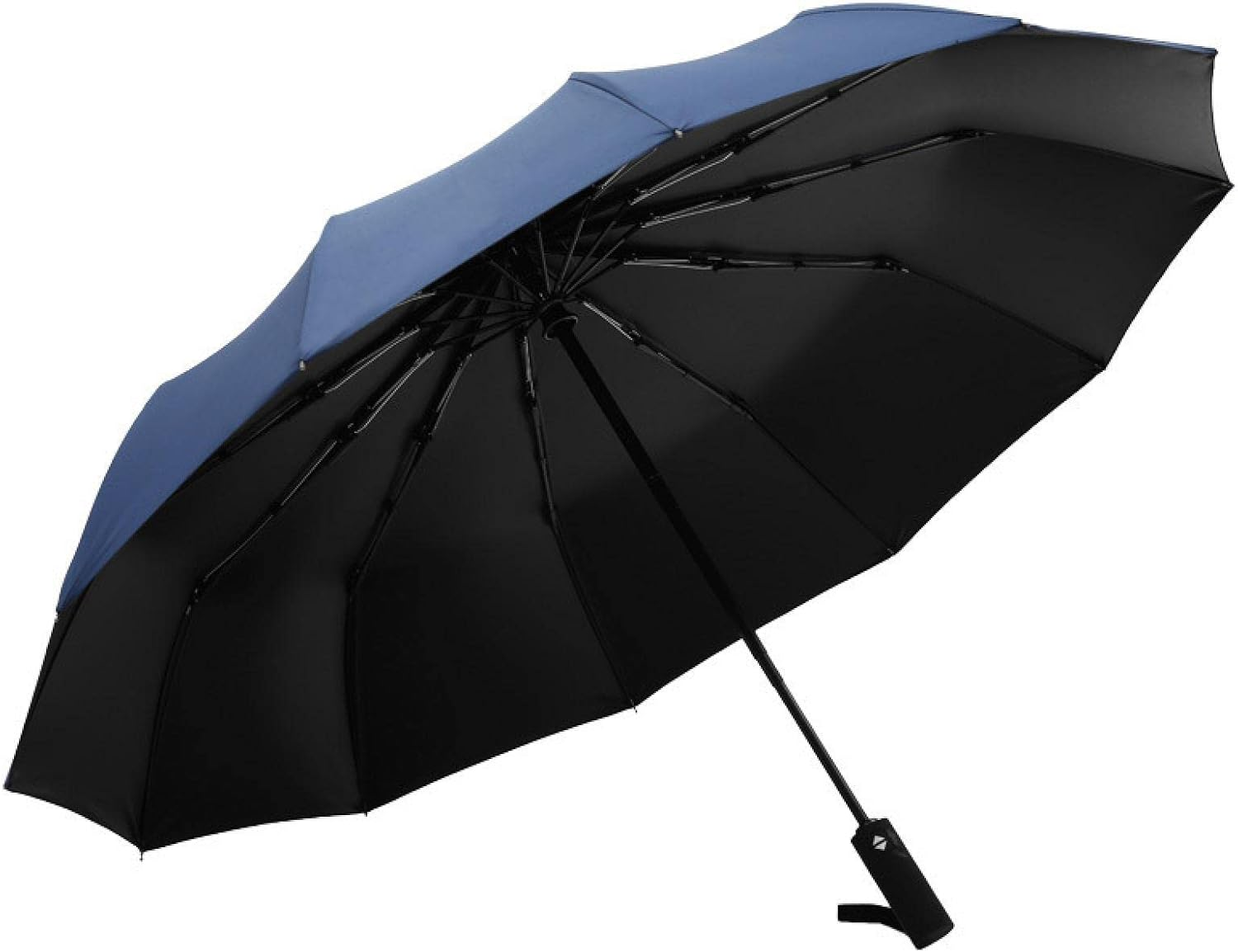 Auto Open Umbrella, UV Protection with Black Coating,Windproof, Water Repellent Fabric Folding Travel Umbrella