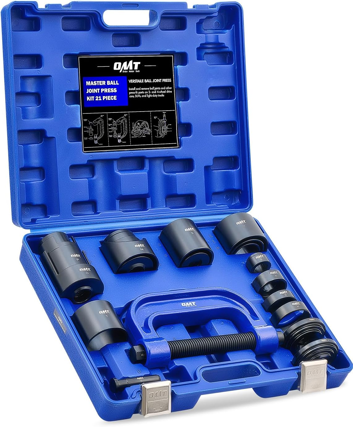 Orion Motor Tech Universal Ball Joint Tool Removal Press Install Service Kit - 21 Pcs image number 2