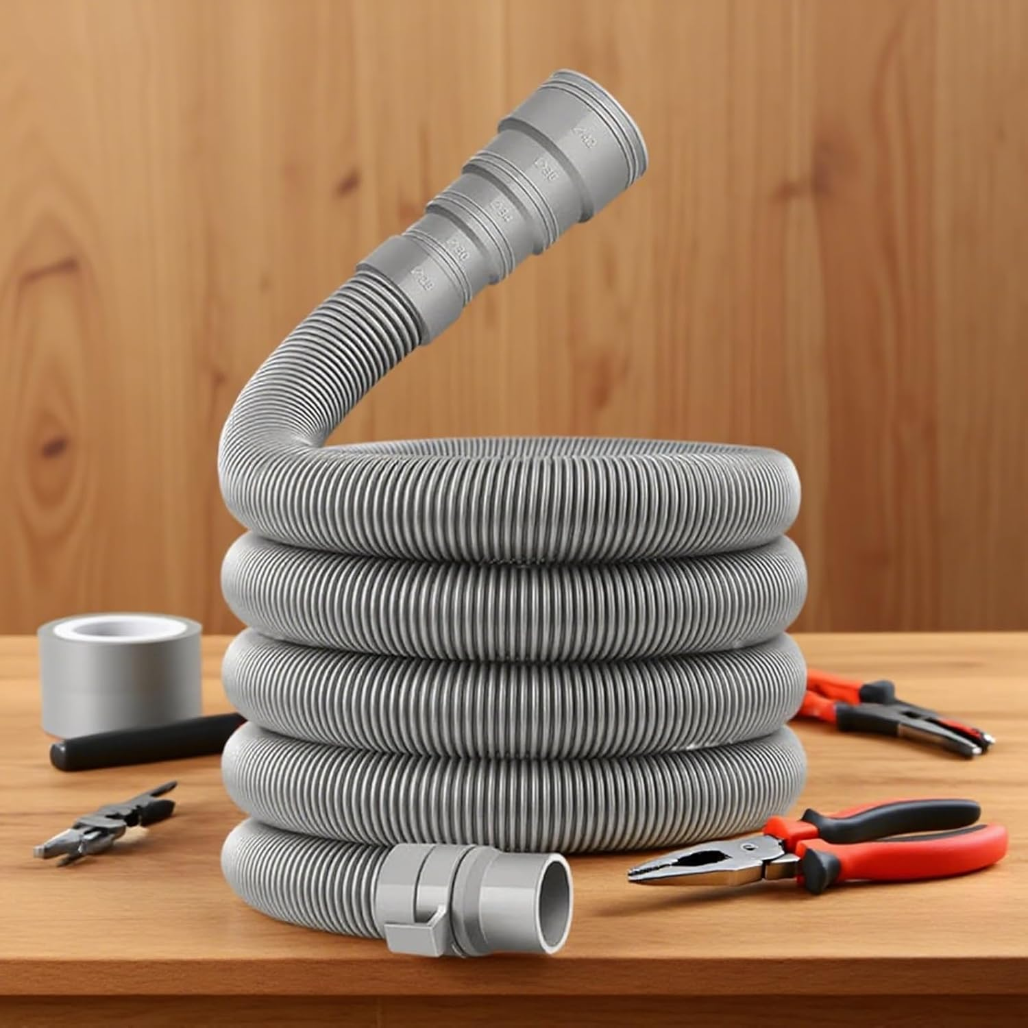 Sewer Hose Kit - Rv Sewage Pipe | Foldable Adjustable Pipe for Repair Holiday Vehicle Outdoor Vacation Travel Beach Camping image number 1