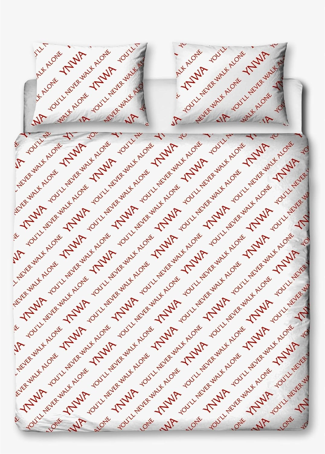 Character World Official Liverpool FC Double Duvet Cover Set, Tone Design | Red Reversible 2 Sided Football Bedding Cover Official Merchandise Including Matching Pillow Cases image number 5