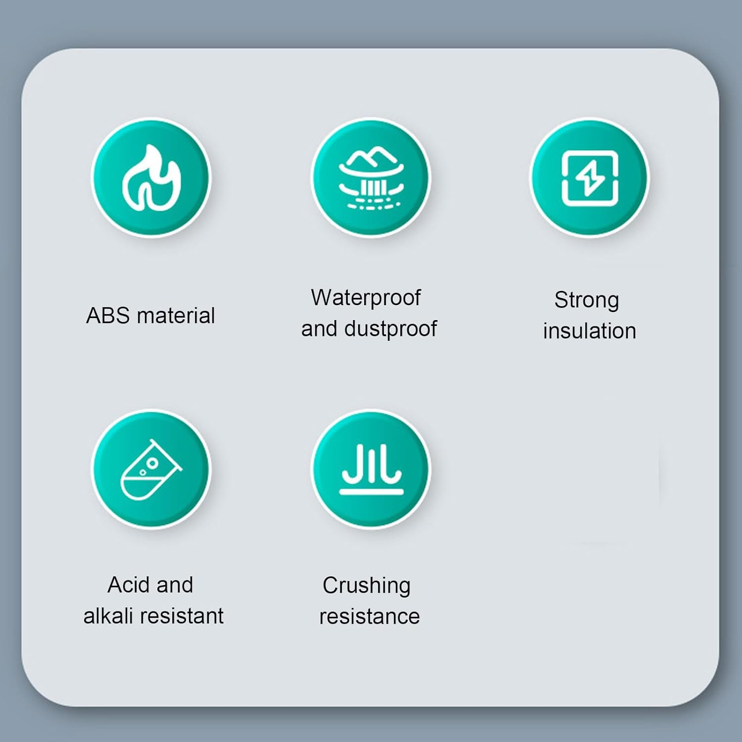 Convenient Electric Box Box ABS IP66 304 Stainless Steel Patches for Facilities Abroad image number 2